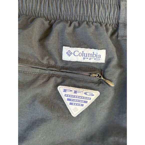 Columbia PFG Mens Performance swim/Fishing Shorts XXL 6" inseam black Mesh Line - Picture 3 of 11